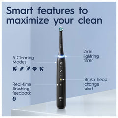 Oral-B Io Series 5 Electric Toothbrush in Matt Black & Quite White