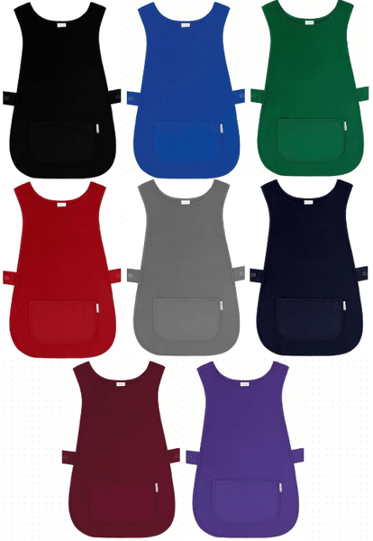 Self Tabard Apron | Aprons for Men, Women, and Ladies | Professional Cooking Aprons with 2 Pockets | Adjustable Kitchen Apron for Baking, BBQ, Grilling, Gardening, Crafting, Cleaning, Painting, Barista, Restaurant Work | Cute & Stylish Gift Apron for Mom,