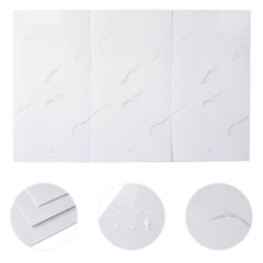 Pack of 20 PVC Self-adhesive Wall Backing Ceramic Tile Wall Stickers, Faux Marble Ceramic Tile Stickers, Waterproof Faux Marble Pattern Tiles Stickers for Bathrooms and Kitchens, Easy To Peel and Stick