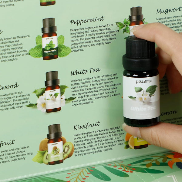 Advent Calendar 2025 Fragrance Oil for Women Men for Diffusers Essential Oils Christmas Countdown Calendar