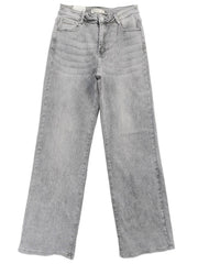 【Tall】KatchMe Women's Wide Leg Jeans - Mid Rise Relaxed Fit Denim Pants, Soft Stretch Comfortable Trousers for Fall & Winter, Streetwear Casual Bottoms