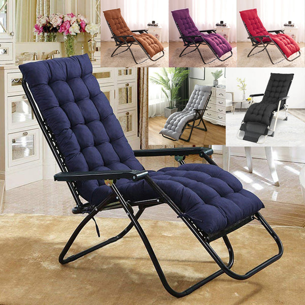 Garden Bench Cushion Chair Cushion, Sun Lounger Cushion Pads 160*50*8cm Thick Garden Recliner Chair Replacement Anti-Slip Cushion Sunbed Cushion 2 3 Seater Seat Pad for Porch Swing Patio Lawn Various Colour Options