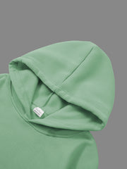 Women's Winter Casual -Lined Thickened Hooded Sweatshirt and Sweatpants Two-Piece Set