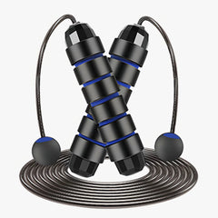 With Ball Bearings Adjustable Tangle-Free Speed Wire Jump Rope Workout with Foam Handles for Fitness Home Workouts and Slim Body