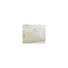 Serenity Stitch Broderie Anglaise Lace Trim | 2 Options Available: 50 X 30Cm Boudoir Cushion & Pair of Pillowcases | Available in 2 Colours | UK Based Brand | Fast Dispatch from UK Fulfillment Centre