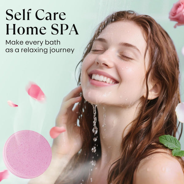 Gifts for Women Shower Steamers Aromatherapy with Essential Oil for SPA Stress Relief, Bath Bombs for Christmas Stocking Fillers Advent Calendar 2025 Gifts for Mum (8 Pcs)