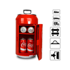 Coca Cola 5.4L Coke Mini Fridge 8 Can Portable Cooler in Red