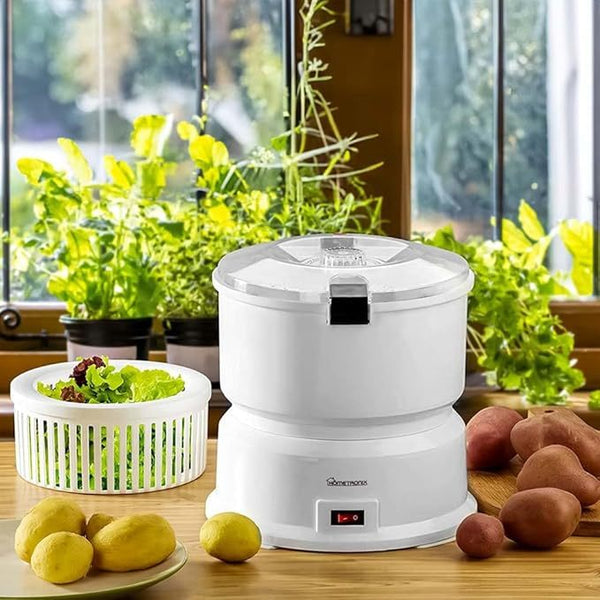 Electric 1kg Potato Automatic Peeler Machine - 6 Blades Peeler