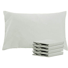 Pack of 2 Softtouch Ultra-Fine Pillowcases, 200Tc Pure 100% Polycotton Envelope Closure Pillow Covers, Available in a Variety of Colors, Fade-Resistant Fabric Bedding, Suitable for Various Style Settings, Machine Washable.