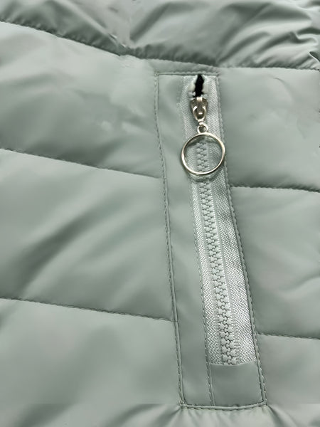 Women'S Winter Casual Mid-Length Fleece-Lined Hooded Jacket - Zippered Pockets, Machine Washable Winter Coat, Full Zip Closure, Regular Fit Sleeves, Fashionable Warm And Cold-Resistant, Comfortable Soft Fabric