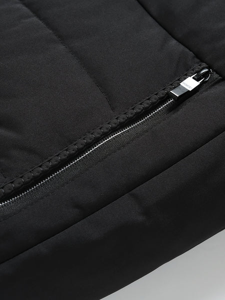 Men's Casual Collar Fashion Coat Men's New Young and Middle-aged Autumn and Winter Plus Velvet Padded Warm -padded Jacket.