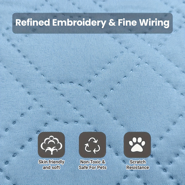 Extra-large Pet Cooling Pad - Super Soft Sweat-absorbing Surface | Instant Cooling Throughout the Day for Comfort | Keep Your Pet Cool All Summer! - Suitable for Small, Medium and Large Cats and Dogs, with 5 Sizes to Choose From