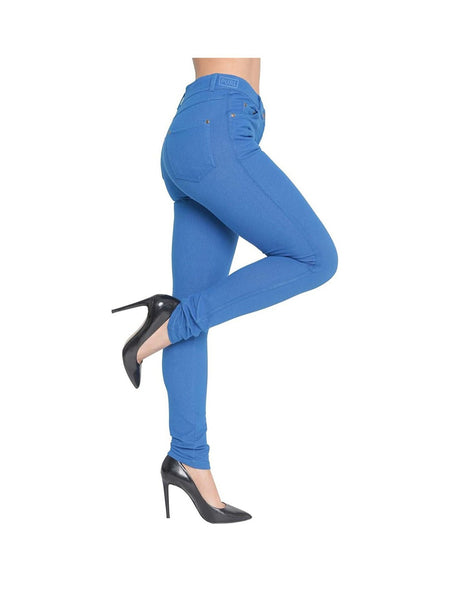 Women’s High-Waisted Stretch Jeans LOOK Jeggings Slim Fit Skinny Denim Trousers – Comfortable, Soft, Pull-On Elastic Waist Pants for Shaping Body Contour, Casual Everyday Wear, Lightweight, Breathable, Stretchy Jean Leggings, Fashion Essentials, Slimming