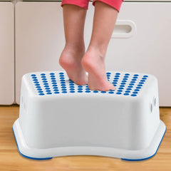 Plastic Child Foot Step Stool Anti-Slip Cover on Top For Children Practical Non-Slip Toilet Step | Toilet Steps For Toddlers | Step Stool | Toddler Step Stool | Toilet Seat & Step, Toilet Stool