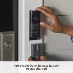 Ring Video Doorbell plus (2Nd Gen) with Chime (3Rd Gen) and Additional Quick Release Battery