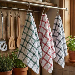 Extra large Terry Kitchen Tea Towels Pure & Super Absorbent | Non-Stick and Reusable Available in pack of 2, 4, 8 &12.