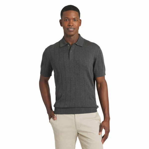 Chaps Men'S Ribbed Knit Polo