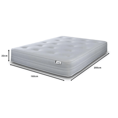 Hybrid Tufted Extra Deep Memory Foam with Open Coil Spring Mattress