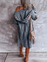 Rachel's Directional Women's Drawstring Hooded Cardigan