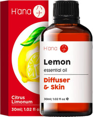 H'Ana Rose Essential Oil - 100% Pure and Natural Rose Oil for Face, Skin and Diffuser - with a Sweet, Fresh Scent, Smells like Fresh Roses - Symbolises Love and Beauty (30Ml)