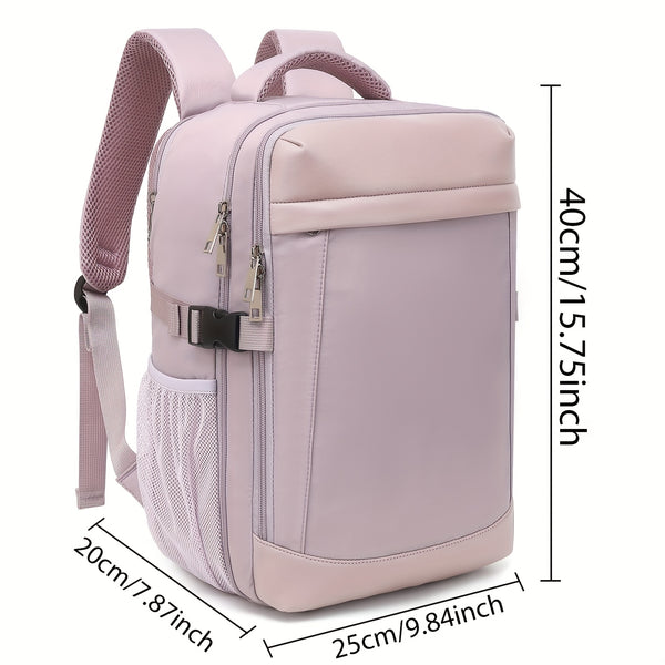 40X20X25Cm Cabin Backpack, Camping Backpack, Ryanair Carry-On Luggage, Travel Bag for Business, Accommodates 14' Laptop, Under- Cabin Bag, Complies with Airline Boarding Size Standards, Carry-On Bag for Air Travel, Rucksack
