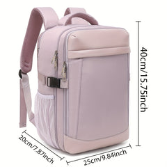 40X20X25Cm Cabin Backpack, Camping Backpack, Ryanair Carry-On Luggage, Travel Bag for Business, Accommodates 14' Laptop, Under- Cabin Bag, Complies with Airline Boarding Size Standards, Carry-On Bag for Air Travel, Rucksack