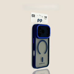 Phone Case - Transparent Premium Protective Case with Magnetic Attachment for Iphone 17 Pro Max Metal Lens