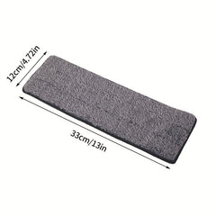 10pcs Microfiber Replacement Mop Heads - Washable & Reusable Cleaning Pads with Central Grip, High Absorbency for Hardwood Tile Vinyl Floors, Multi-Surface Use (Kitchen, Bathroom, Living Room) - Compatible with Standard Mops, Durable & Soft Fiber