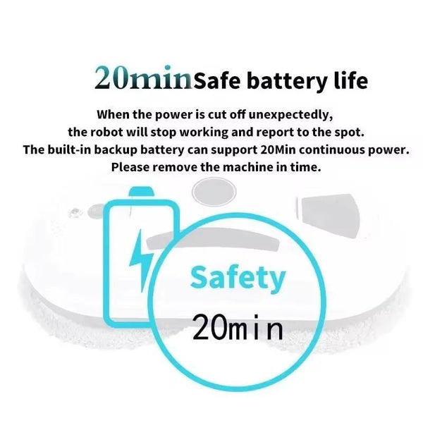 Robot vacuum cleaner window cleaning robot window electric glass limpiacristales remote control for home
