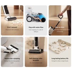 Xiaomi Truclean W20 Wet Dry Vacuum,2500mah High-Capacity Battery15000pa Powerful Automatic Suction,Large-Capacity Water Tank,Powerful Cleaning And Mopping