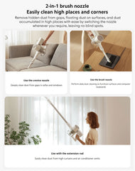 Xiaomi Vacuum Cleaner G20, with 2-in-1 brush nozzle for home sweeping cleaning, 25000Pa strong cyclone suction, 0.66L dust cup, handheld vacuum cleaner