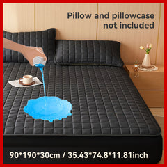 1pc Multicolor Mattress Protector, No Pillowcase And Insert Included, Soft Comfort Solid Color Fitted Sheet Bedding Cover, Minimalist Breathable Bedspread Suitable For Bedroom And Guest Room, Reusable Underpads