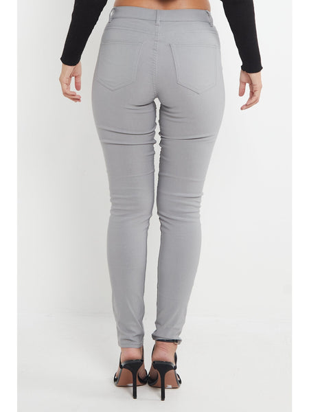 MYT Womens Chino Trousers Ladies Skinny Fit Super Stretch Office Work Casual Chinos Waist Size UK 6-18