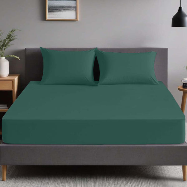 1pc Extra Deep Fitted Sheet, All seasons Bedding Ultra Soft Breathable Microfiber, Wrinkle-Free, Machine Washable, Hotel Quality All Sizes Available