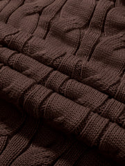 Men's Mature Business Sweater - New Autumn/Winter Lapel Ribbed Knitwear, Fashionable Solid Color Pullover, Suitable for Layering and Wearing Over Clothes