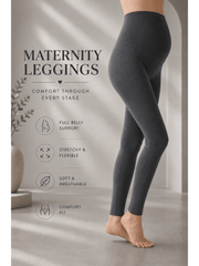 Maternity Leggings for Women – High Waist Over Bump Pregnancy Leggings | Soft Stretch Soft Touch Fabric | Pregnancy Leggings for Everyday Wear, Lounge, Work & Exercise