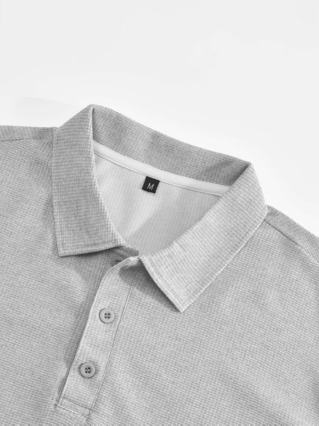 Men's 2pcs Set: Long-Sleeve Shirt and Drawstring Pants - Clean, Comfortable, Breathable