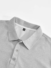 Men's 2pcs Set: Long-Sleeve Shirt and Drawstring Pants - Clean, Comfortable, Breathable