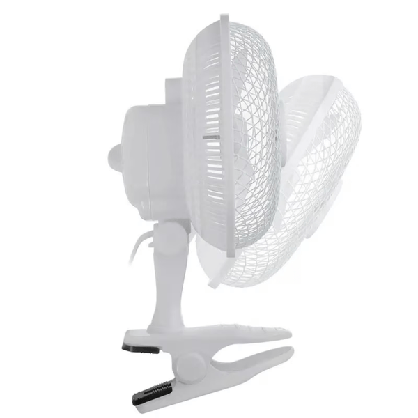 6 Inch Clip on Fan - 2 in 1 design with 2 Speeds,with Strong Airflow | Mini Plug in Silent Desk Fan, Ideal fan for Bed& Desktop