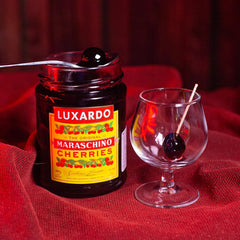 Luxardo Maraschino Cherries 400G (14.1 Oz) | Candied Marasca Cherries Soaked in Luxardo Marasca Cherry Syrup | the Ultimate Cocktail Cherry, Used in the Worlds Best Bars