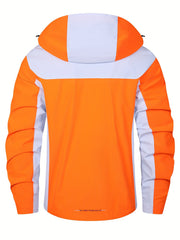 2024 Spring/Autumn Thin Hooded Men'S Thin Jacket Spring/Autumn Outerwear Men'S Versatile Jacket Men'S Casual Trendy Jacket Men'S Preppy Style Jacket
