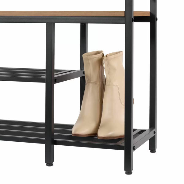 Neatfreak Wood Top Shoe Storage Bench