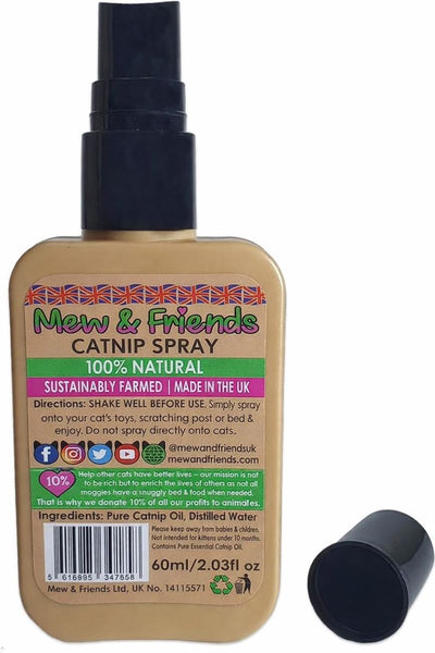 Cat Toy Refresher Spray – For Toys & Scratching Posts – 60ml