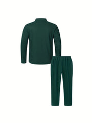 Procurement Products Autumn Winter Men'S Athletic Suit Casual Athletic Jacket And Pants 2pcs Set Plus Drawstring Outdoor Casual Athletic Pants Set