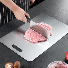 1PC Titanium Cutting Board Double-Sided Titanium Chopping Boards for Kitchen Camping