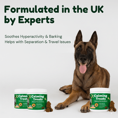MAXBOX Dog Calming Treats - Calming Dog Treats，120 Soft Chews for Dogs ，Dog Calming & Stress Relief Chewable Tablets For Dog