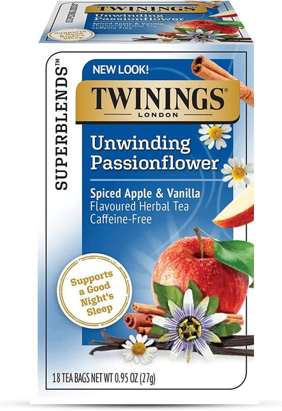 Twinings Advent Calendar 2025 Premium Tea Selection, 24 Delightful Green & Herbal Infusion Tea Bags