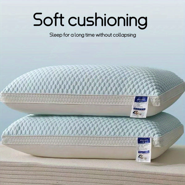 2pcs Cool and Breathable Tofu Pillow - Relax the Neck Support, Enjoy a Comfortable Sleep at Home, in the Bedroom or in the Hotel - Perfect Holiday Gift