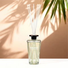 REEF 1000ml Reed Oil Diffuser Set, Sandalwood, Teak Wood, Tobacco & Oud, Luxury Beautiful Home Fragrance for Bedroom Living Room Home Decor Office Essential Oil Reed Diffuser for Stress Relief