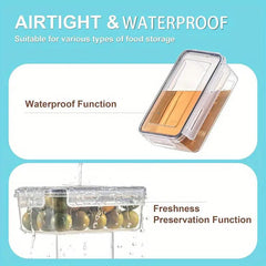 48pcs / 24pcs Plastic Refrigerator Storage Boxes, (24/12 Lids + 24/12 Containers) Kitchen Fresh‑Keeping Container Set, Refrigerator And Freezer Organizers, Fruit And Vegetable Sealed Boxes, Airtight Design, Easy‑Open Lids, Stackable Design, with Labels An